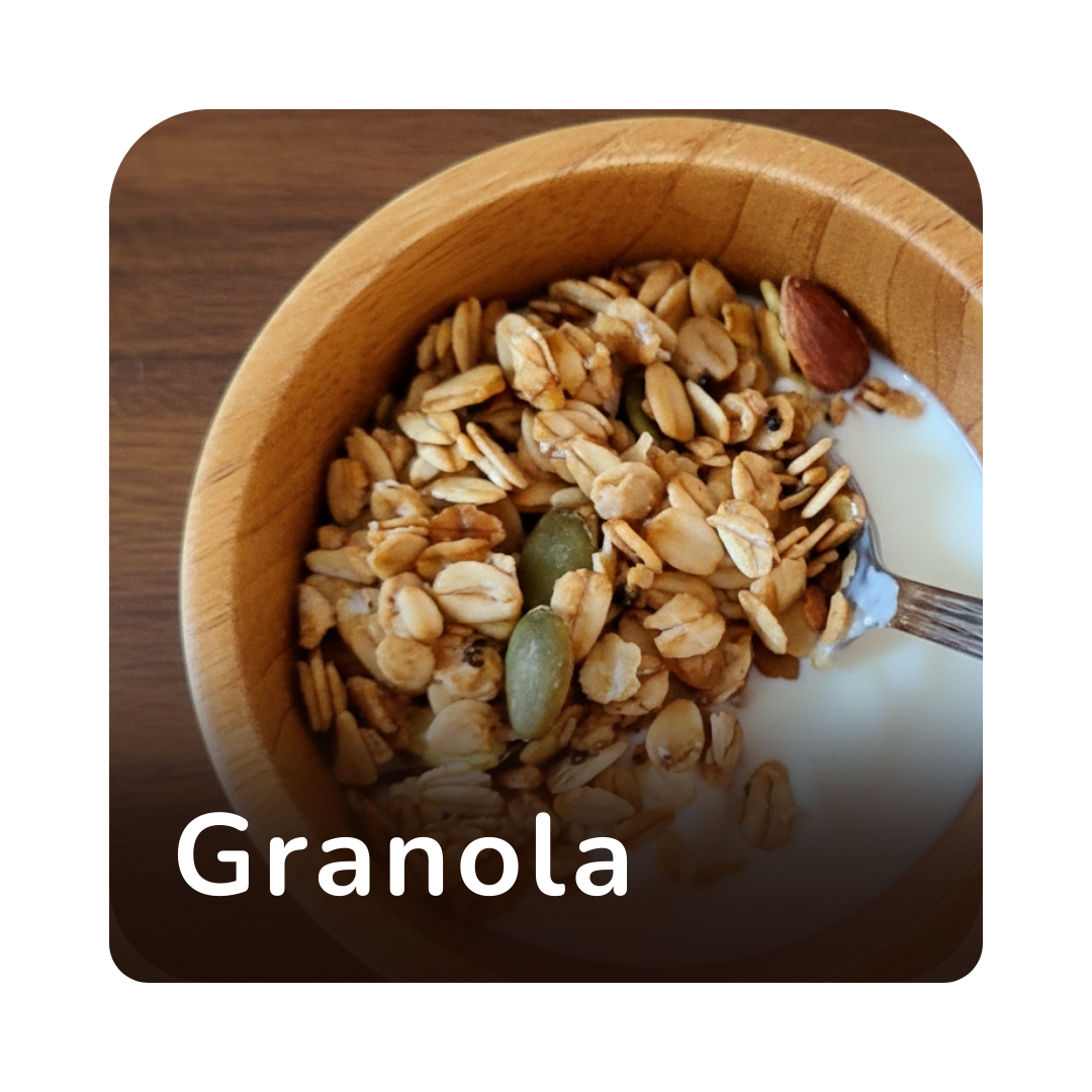 Nutrient-dense, flavourful, and free from preservatives—our granolas are crafted to energise your day the clean way.