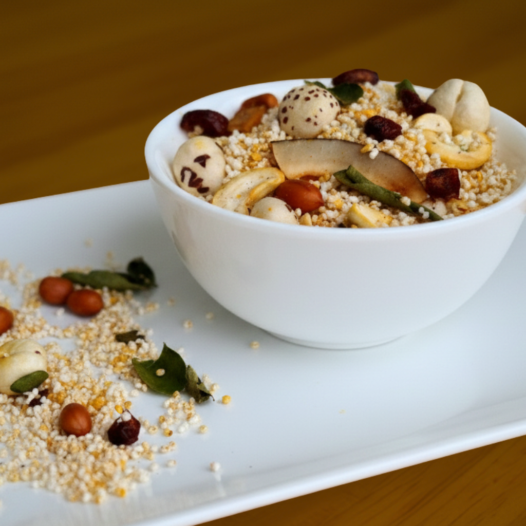 Vrat-Friendly Amaranth (Rajgira) Dry Fruit Chiwda