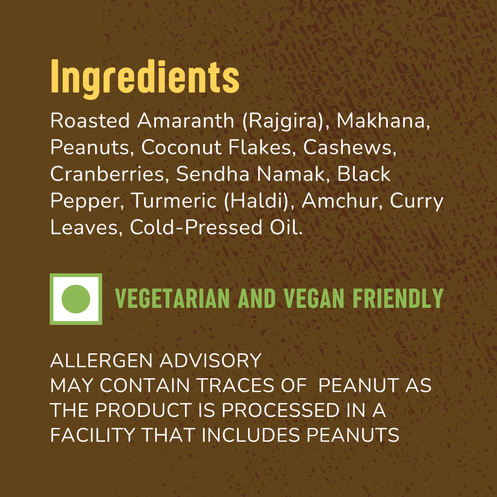 Vrat-Friendly Amaranth (Rajgira) Dry Fruit Chiwda